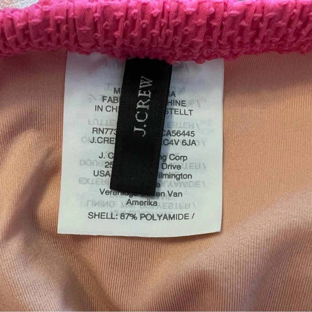 J. Crew Ruffle Bandeau One Piece with Rickrack size 4